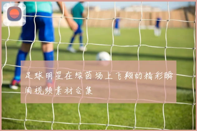 足球明星在绿茵场上飞翔的精彩瞬间视频素材合集